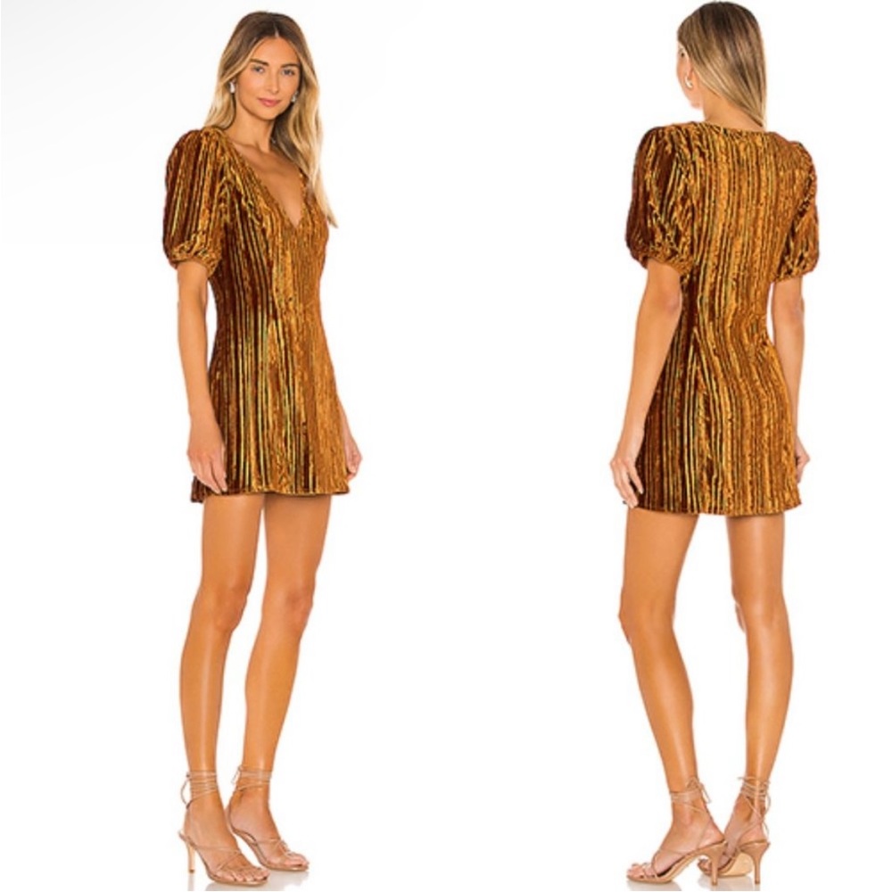 House of Harlow 1960 x Revolve Maritza Dress Rust